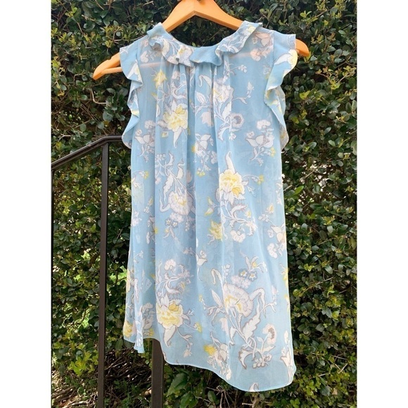 Zimmermann silk floral ruffle blouse - Picture 2 of 5